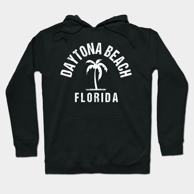 Daytona Beach Fl Beach Sketch Daytona Beach Florida Hoodie by Sink-Lux